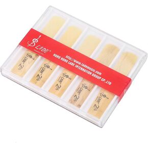 Clarinet Reeds 2.5 10Pcs Plastic Bflat Clarinet Reed Repair Parts With Case Reed Accessory Clarinet Reeds Clarinet Reeds 2.5