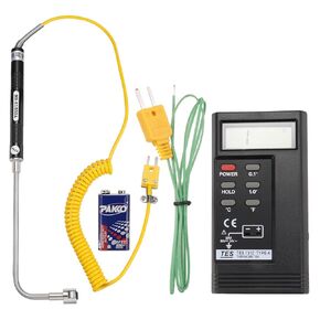 MECCANIXITY Digital Thermocouple Thermometer K Type Temperature Meter High Accuracy (-50 to 1300 °C), with Surface Thermocouple Probe NR-81533A in Saudi Arabia
