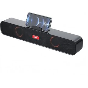 COHPWU Bluetooth Speaker, Suitable for Computers/Tablets/Smartphones,SquareAppearance,with Mobile Phone Holder, It Can Be Used As Video Playback Speaker Simple and Elegant,