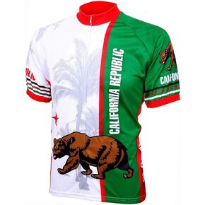 California Flag Cycling Jersey