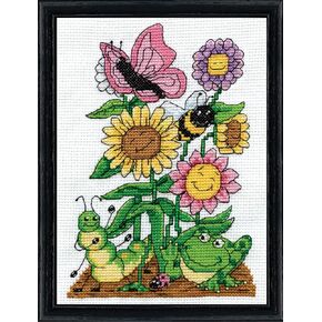 Design Works Crafts Garden Smiles Counted Cross Stitch Kit