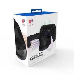 PDP Gaming Playstation 5 Metavolt Dual Charger for 2 PS5 Controllers - Black