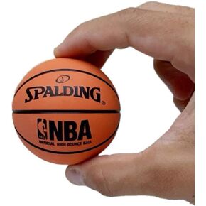 Spalding 51161 Spaldeen High-Bounce Ball - NBA Basketball Design, Orange