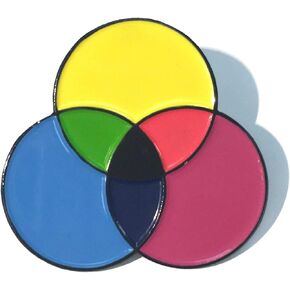 CMYK Ink Swatch Artist Designer Printer Enamel Lapel Pin