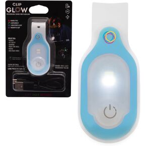 مشبك ضوء ممرضة Clipglow على ضوء التحول الليلي للتمريض، ساطع، مغناطيسي خفيف الوزن، محمول، مصباح يدوي قابل لإعادة الشحن عبر USB للشارة، بطارية 8-10 ساعات|4 إعدادات إضاءة 10-25 لومن هدية ممرضة|أبيض