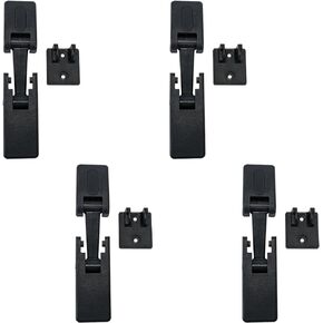 Buyers Products WJ212 9 Inch Rubber and Polymer Draw Latch, 4 Pack, Compares to Southco Part No. 37-30-294-60, Corrosion-Resistant, Ideal for Heavy Duty Use On Truck Hoods