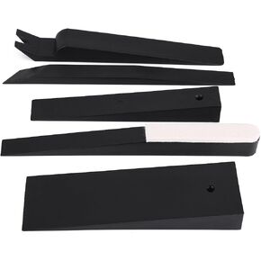 Qiilu Radio Removal Tool Kit, 5pcs Car Audio Stereo Radio Removal Repair Tool Assemble Wedge Plastic Pry Tools