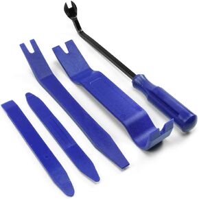 مجموعة أدوات إزالة القطع التلقائية من LASFIT، أداة إزالة التثبيت - أدوات السيارة مجموعة التشذيب التلقائي - سهولة إزالة ألواح أبواب السيارة، والمثبتات، والقولبة، ولوحات القيادة، ومحاور العجلات (5 عبوات) in Kuwait