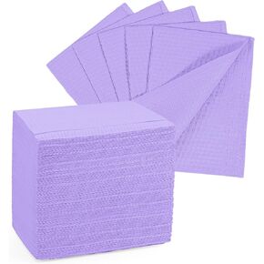 Annhua 90 عبوة من مرايل الأسنان البيضاء للاستعمال مرة واحدة، مرايل طبيب الأسنان، مقاس 33.02 سم × 45.72 سم - مرايل وشم مقاومة للماء، مناديل أظافر، مرايل للمريض للاستعمال مرة واحدة in Kuwait