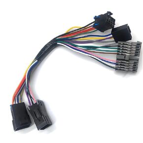 A/C Heater Climate Temperature Control Wire Harness Fit 1995 Chevy Silverado Truck C/K with Rear Defrost Option，Convert 1996-1999 Unit in 1995 Vehicle