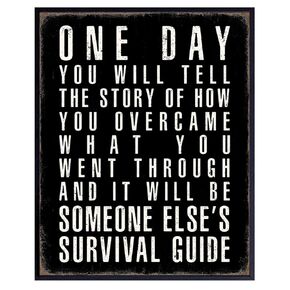 Black Office Decor Inspirational Quotes - Positive Quotes Posters for Men - Home Office Success Wall Art - executive Motivational Gifts for Him - Motivation Gym Wall Decor - Rustic small Office Decor