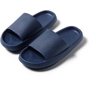 XUANJINHU Slides Sandals for Women and Men Summer Slippers Soft Lightweight Thick Sole Non-Slip Slides Easy to Clean