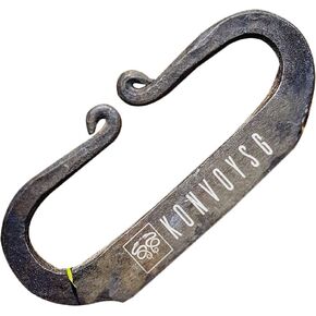 KonvoySG High Carbon Steel Simple Fire Lighting Tool Striker Emergency Starter for Use with All Kinds of Tinder for Bushcraft and Survivalists and Camping.