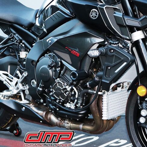 DMP Yamaha FZ10 FZ 10 2017 2018 2019 2020 2021 2022 2023 MT-10 MT 10 SP أسود بدون قطع الإطار المتزلجون يناسب نماذج ABS وغير ABS - 750-6819 - صنع في الولايات المتحدة الأمريكية in Kuwait