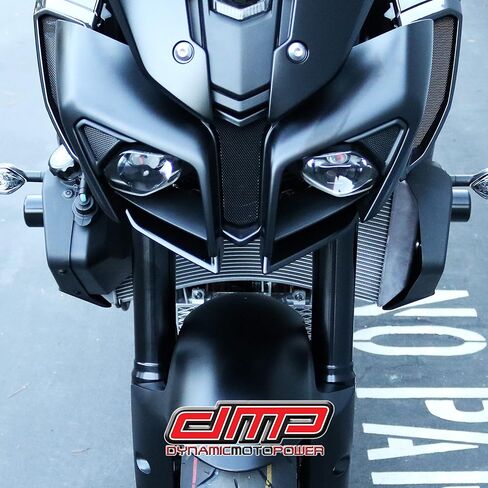 DMP Yamaha FZ10 FZ 10 2017 2018 2019 2020 2021 2022 2023 MT-10 MT 10 SP أسود بدون قطع الإطار المتزلجون يناسب نماذج ABS وغير ABS - 750-6819 - صنع في الولايات المتحدة الأمريكية in Kuwait