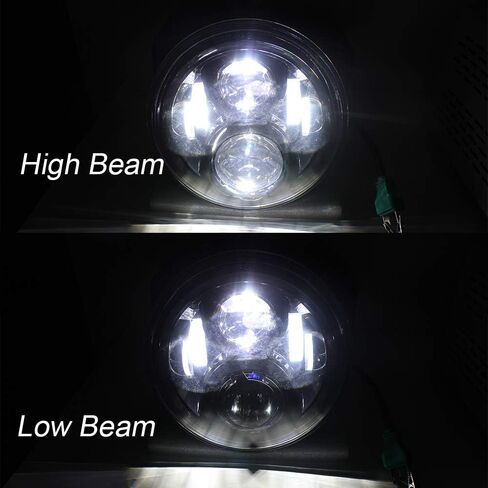 Motorcycle passing lights Led fog light 4.5 inch Auxiliary Light Projector Driving Lamp for Road king Electra Glide Softail H-D Fatboy(Black) in Saudi Arabia