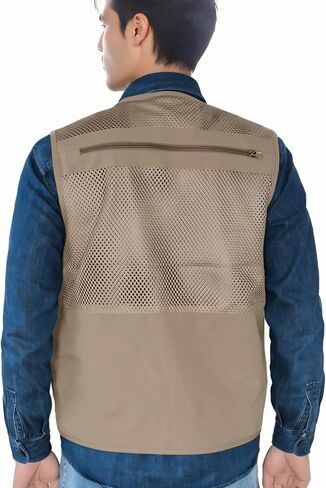 TWENPHYO Versatile Men's Summer Vest for Fishing, Travel, Outdoor Work, Safari and Photography with Multiple Pockets in Saudi Arabia