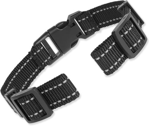 Reflective Collar Replacement Strap, Dog GPS Training Bark Receiver Collars, Heavy Duty Replacement Collar for Shock Training, E Collar Straps for Small Medium Large Dogs (2.5 cm Wide) in Saudi Arabia