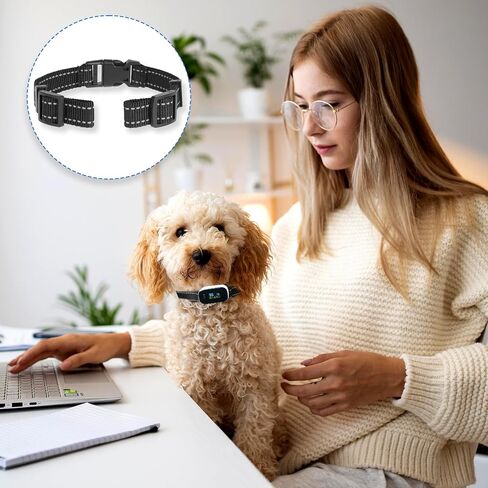 Reflective Collar Replacement Strap, Dog GPS Training Bark Receiver Collars, Heavy Duty Replacement Collar for Shock Training, E Collar Straps for Small Medium Large Dogs (2.5 cm Wide) in Saudi Arabia