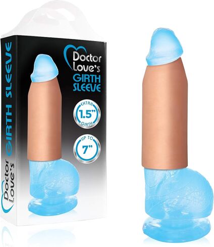 Doctor Love's GS-7-10-30 7" Trim-to-Fit Girth Sleeve with 1" Extra Girth, Light Flesh in Saudi Arabia