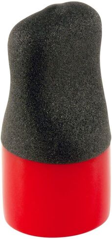 Caplugs 99192549 Plastic Textured Cap with Flat Ergonomic Pull Tab. VFT-250-12, Vinyl, Cap ID 0.250" Length 1.278", Black (Pack of 1000) in Saudi Arabia