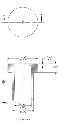 Caplugs Plastic Electrical Connector Dust Cap AS138-18B, PE-LD+ANT, Meets New SAE Aerospace Specification AS85049/138. Please See Drawing., Black (Pack of 200) in Saudi Arabia