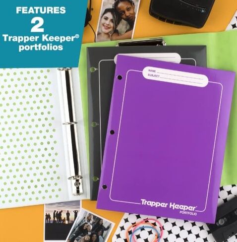 Trapper Keeper Binder حلقات دائرية مقاس 1 بوصة (غير تقليدي) in Saudi Arabia