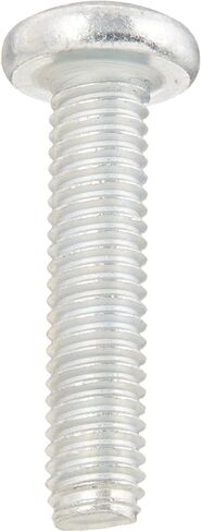 Small Parts 1114RPP Steel Thread Rolling Screw for Metal, Zinc Plated, Pan Head, Phillips Drive, #10-32 Thread Size, 7/8" Length (Pack of 100) in Saudi Arabia