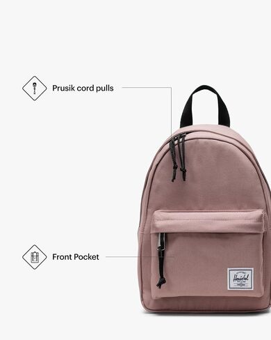 Herschel Supply Co. Herschel Classic Mini Backpack, Black, One Size in Saudi Arabia