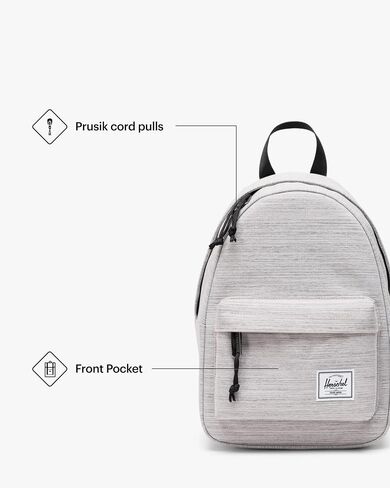 Herschel Supply Co. Herschel Classic Mini Backpack, Black, One Size in Saudi Arabia