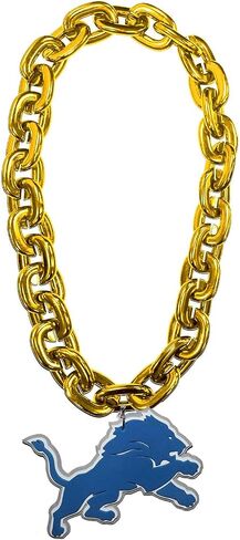 Aminco Detroit Lions NFL Fan Chain, Gold in Saudi Arabia