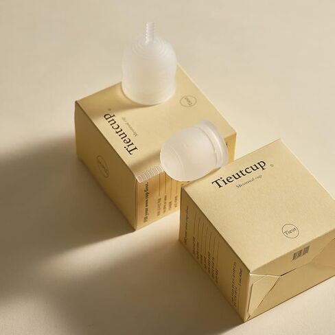 TIEUTCUP Menstrual Cup for Period (1.08fl oz) (Small) | Reusable Menstrual Cups Heavy Flow 12Hour Feminine Cup | Period Cups for Women with Medical Grade Silicone in Saudi Arabia