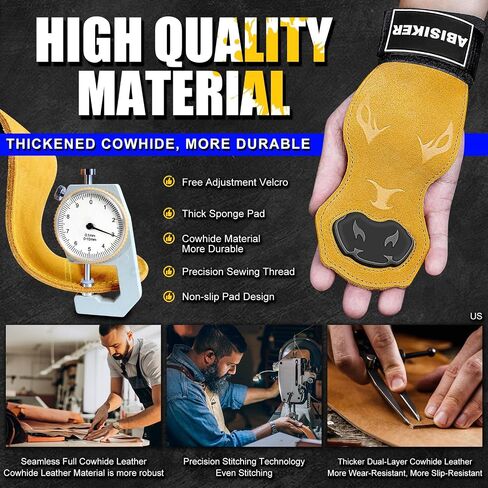 Lifting Straps, ABISIKER Wrist Straps for Weightlifting Body Building Fitness Deadlift Pull-Ups, Deadlift Straps for Men Women Gym Home Adjustable Strong Leather Padded Wrist Support in Saudi Arabia