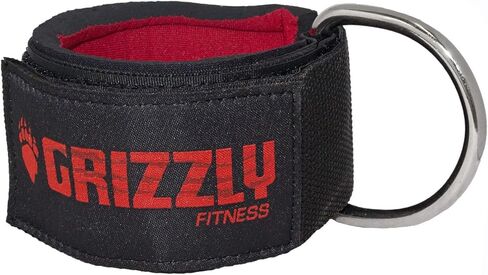 Grizzly Fitness Premium 2" Padded Neoprene Ankle Strap for Men and Women | One-Size Single in Saudi Arabia