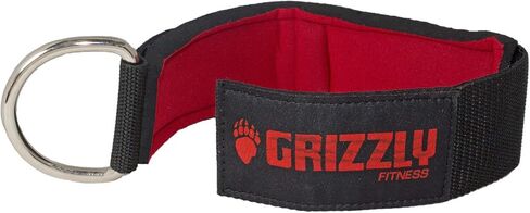 Grizzly Fitness Premium 2" Padded Neoprene Ankle Strap for Men and Women | One-Size Single in Saudi Arabia