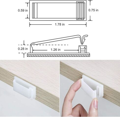 50 Pack Self Adhesive Cable Management Clips,Cable Organizers Wire Clips Cord Holder for PC Laptop Ethernet Cable Desktop Home Office(1.78’’ x 0.75’’ x 0.28’’,Black) in Saudi Arabia