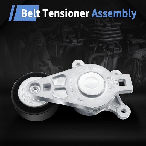 RABROPAR Drive Belt Tensioner Pulley Assembly 38485 Compatible with 07-14 Ford Edge /11-19 Explorer /09-19 Flex /08-09 Taurus X /09-16 Lincoln MKS /07-16 MKZ / 10-19 MKT /07-18 MKX /09-13 Mazda 6 in Saudi Arabia