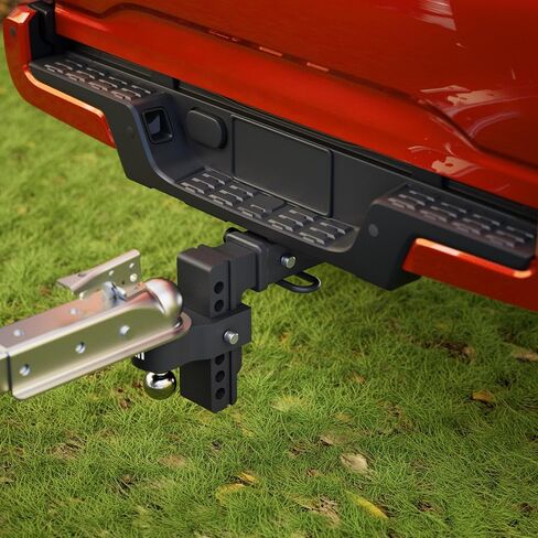 وصلة مقطورة VNN فئة 3 متوافقة مع Toyota Tacoma 2016 2017 2018 2019 2020 2021 2022 2023، جهاز استقبال 2 بوصة، وصلات سحب خلفية مطلية بمسحوق أسود in Kuwait