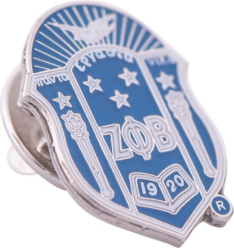 سترة Zeta Phi Beta Lapel Pin ZPB Zetas D9 Divine 9 Cross Over Initiation Enamel Fraternity ملابس رسمية (مجموعة دبوس رقم الخط - #3) in Saudi Arabia