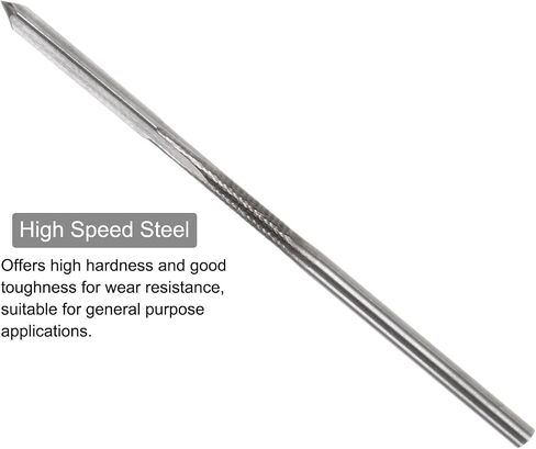 uxcell Chucking Reamers, 1.9mm H7 Metric Machine Reamer Drill Bit for Metal Wood Hole Reaming, Straight Flute High Speed Steel Tool in Saudi Arabia