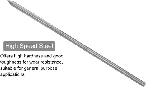 uxcell Chucking Reamers, 1.9mm H7 Metric Machine Reamer Drill Bit for Metal Wood Hole Reaming, Straight Flute High Speed Steel Tool in Saudi Arabia