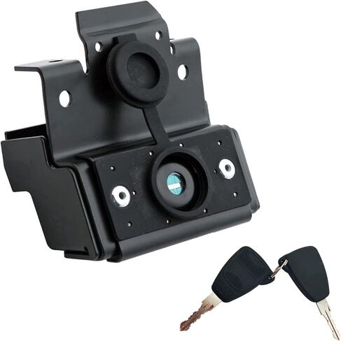 قفل بقطعة غطاء Timilge لـ Wrangler JK JKU 2007-2017 قفل مضاد للسرقة اسطوانة غطاء من الفولاذ المقاوم للصدأ مزلاج بمفتاح in Kuwait