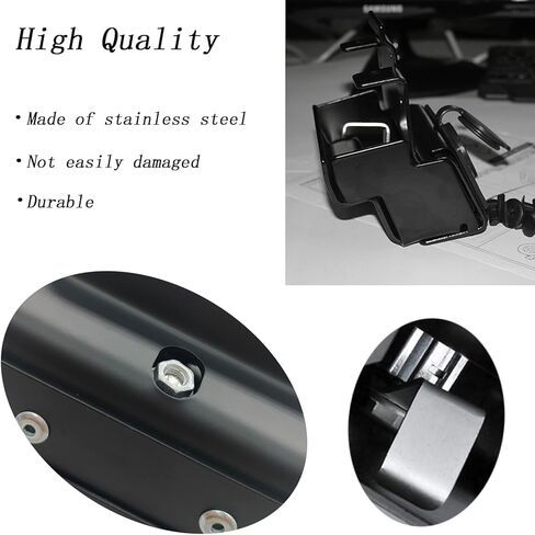 قفل بقطعة غطاء Timilge لـ Wrangler JK JKU 2007-2017 قفل مضاد للسرقة اسطوانة غطاء من الفولاذ المقاوم للصدأ مزلاج بمفتاح in Kuwait