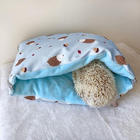 حقيبة نوم محمولة مقاومة للماء بسحّاب، حقيبة مخبأة للكهف للقنفذ، خنزير غينيا الصغير، الهامستر، النمس، السنجاب، سرير الحيوانات الصغيرة، قفص المنزل، وسادة محمولة (بيج) in Kuwait