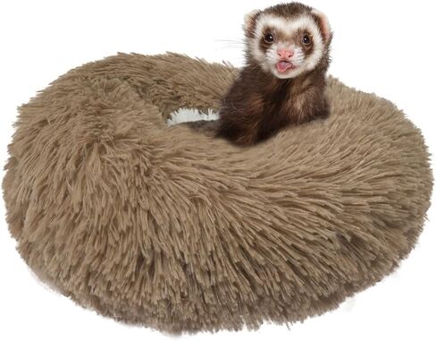 TTANFY Ferret Plush Bed Small Pet وسادة طويلة قطيفة ناعمة قابلة للغسل للنمس والحيوانات الصغيرة، أسود in Kuwait