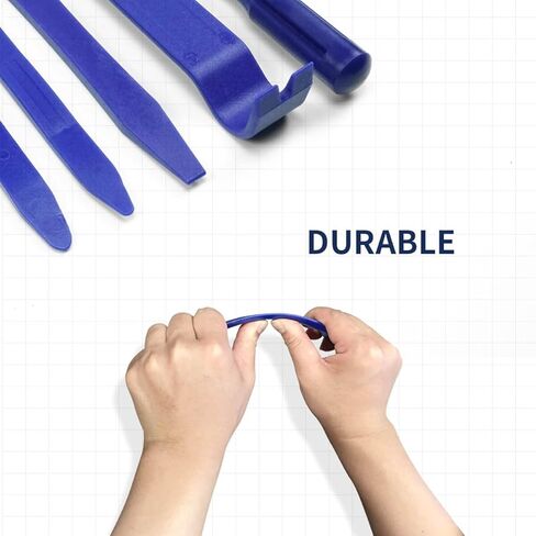 مجموعة أدوات إزالة القطع التلقائية من LASFIT، أداة إزالة التثبيت - أدوات السيارة مجموعة التشذيب التلقائي - سهولة إزالة ألواح أبواب السيارة، والمثبتات، والقولبة، ولوحات القيادة، ومحاور العجلات (5 عبوات) in Kuwait