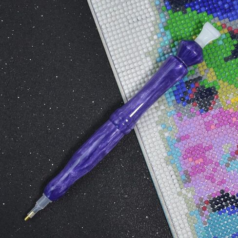 RECORDARME Personalized Diamond Painting Pen, Lightweight Diamond Art Drill Pen with Tips and Wax, Ergonomic Diamond Painting Accessories Tools Pen in Saudi Arabia