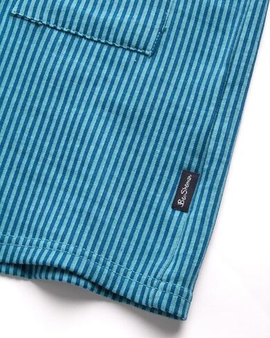Ben Sherman Boys' Shorts Set - 2 Piece Seersucker Button Down T-Shirt and Shorts - Summer Cabana Set for Boys (8-14) in Saudi Arabia