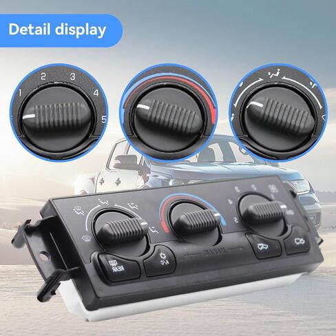 599-218 وحدة التحكم في المناخ لسخان التيار المتردد متوافقة مع 1999-2002 شيفروليه سيلفرادو سوبربان 1500 2500 3500 يوكون، جي إم سي يوكون سييرا 1500 2500 3500 HD، يستبدل 15054697، 15054698، 15753263، 15753264 in Kuwait