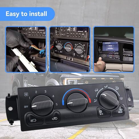 599-218 وحدة التحكم في المناخ لسخان التيار المتردد متوافقة مع 1999-2002 شيفروليه سيلفرادو سوبربان 1500 2500 3500 يوكون، جي إم سي يوكون سييرا 1500 2500 3500 HD، يستبدل 15054697، 15054698، 15753263، 15753264 in Kuwait